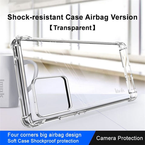 IMAK For Motorola Moto X30 Pro 5G / Edge 30 Ultra 5G Clear TPU Case Drop-proof Protection Airbag Corner Phone Cover