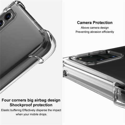 IMAK For Motorola Moto X30 Pro 5G / Edge 30 Ultra 5G Clear TPU Case Drop-proof Protection Airbag Corner Phone Cover