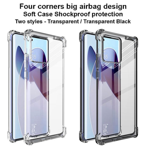 IMAK For Motorola Moto X30 Pro 5G / Edge 30 Ultra 5G Clear TPU Case Drop-proof Protection Airbag Corner Phone Cover