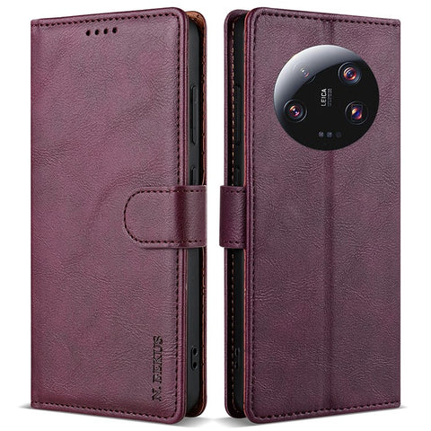 N.BEKUS CSJ-001 For Xiaomi 13 Ultra Case Wallet Card Slots Leather Phone Cover