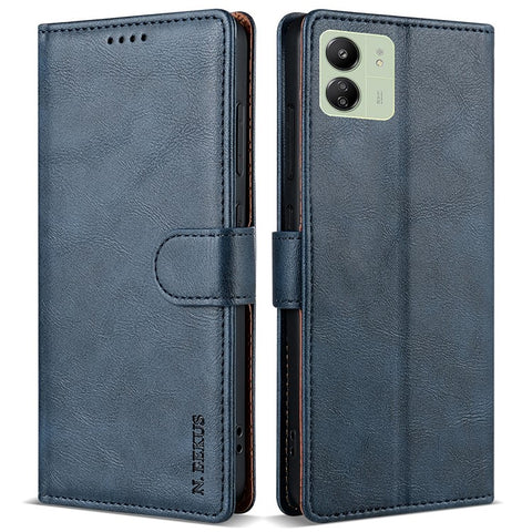 N.BEKUS CSJ-001 For Xiaomi Redmi 13C 4G / 13C 5G / Poco C65 4G / Poco M6 5G / 13R 5G Case Stand Magnetic Leather Phone Cover
