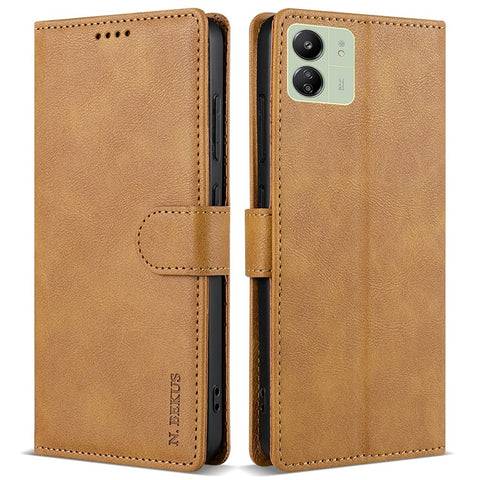 N.BEKUS CSJ-001 For Xiaomi Redmi 13C 4G / 13C 5G / Poco C65 4G / Poco M6 5G / 13R 5G Case Stand Magnetic Leather Phone Cover
