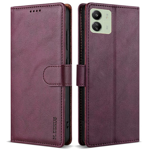 N.BEKUS CSJ-001 For Xiaomi Redmi 13C 4G / 13C 5G / Poco C65 4G / Poco M6 5G / 13R 5G Case Stand Magnetic Leather Phone Cover