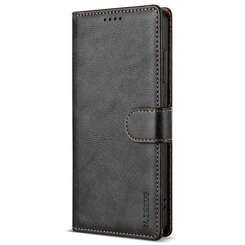 N.BEKUS CSJ-001 For Motorola Moto G Stylus 5G (2024) Case Wallet Card Holder PU Leather Phone Cover