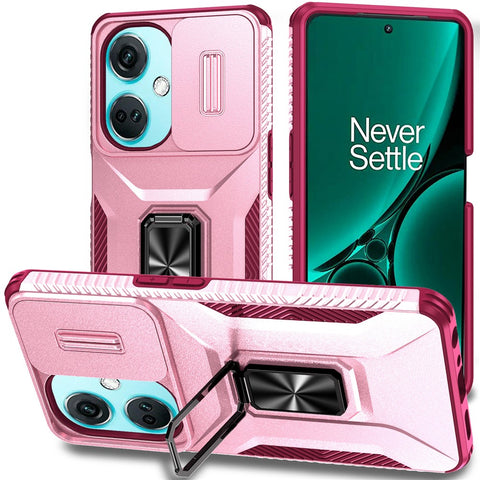 For OnePlus Nord N30 5G / CE 3 Lite 5G / OPPO A9 (2020) Case TPU+PC Phone Cover with Kickstand  /  Lens Guard