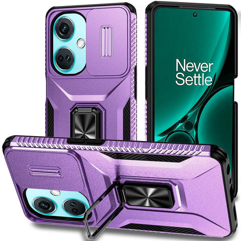 For OnePlus Nord N30 5G / CE 3 Lite 5G / OPPO A9 (2020) Case TPU+PC Phone Cover with Kickstand  /  Lens Guard
