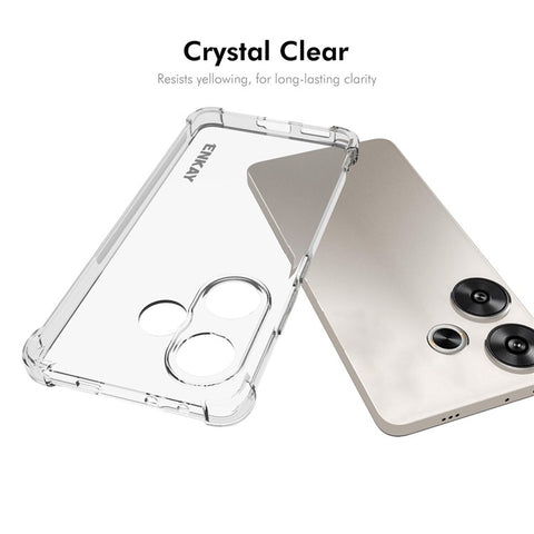ENKAY HAT PRINCE For Xiaomi Redmi Turbo 3 5G / Poco F6 5G TPU Case Non-Slip Clear Phone Cover