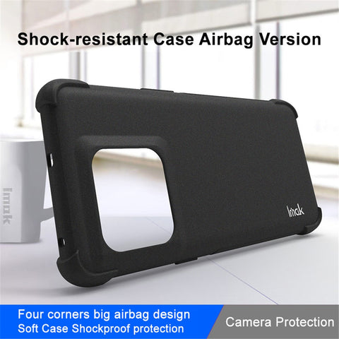 IMAK For OnePlus 10T 5G / Ace Pro 5G Matte Finish Drop-proof Airbag TPU Cover Anti-scratch Protective Phone Case