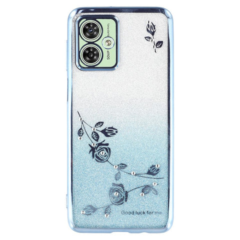 KADEM For Motorola Moto G54 5G / G64 5G Case Glitter Rhinestone TPU Phone Cover