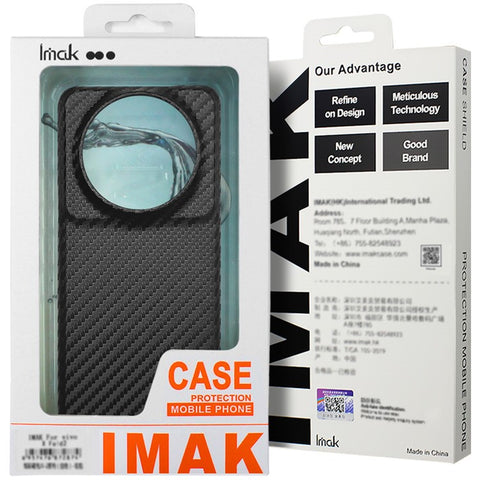 IMAK Ruiyi Series for OnePlus Nord CE4 5G / Oppo K12 Case Leather Coated PC Back Cover