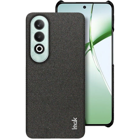 IMAK Ruiyi Series for OnePlus Nord CE4 5G / Oppo K12 Case Fabric Texture Leather+PC Phone Back Cover