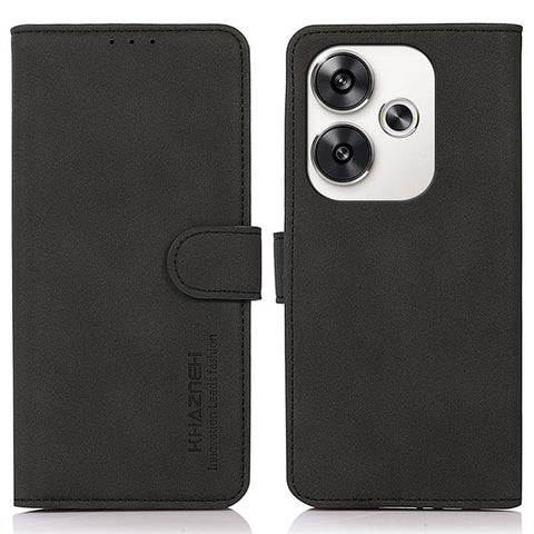 KHAZNEH For Xiaomi Poco F6 5G / Redmi Turbo 3 5G Case Magnetic Clasp Leather Mobile Phone Cover