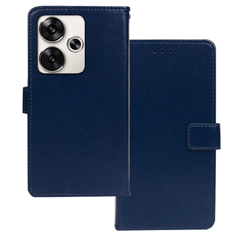 IDEWEI for Xiaomi Poco F6 5G / Redmi Turbo 3 5G Case Card Slots PU Leather Flip Stand Cover