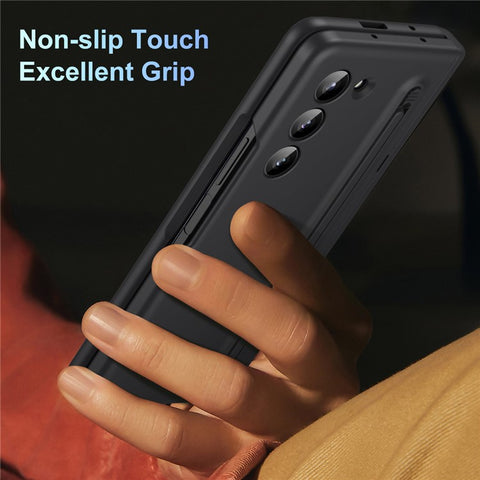 For Samsung Galaxy Z Fold6 5G Case Hard PC Phone Cover with Stylus and Tempered Glass Film