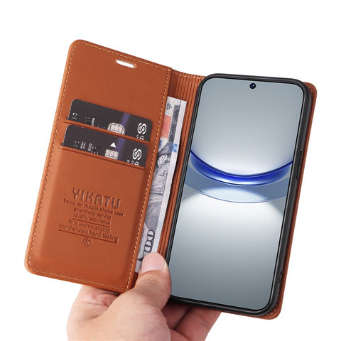 YIKATU YK-001 For Huawei nova 12s 4G / nova 12 Lite 4G / nova 11 Case Strong Magnetic Leather Phone Cover