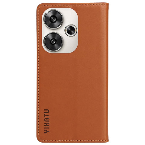 YIKATU YK-001 For Xiaomi Redmi Turbo 3 5G / Poco F6 5G Case PU Leather Wallet Folio Phone Cover