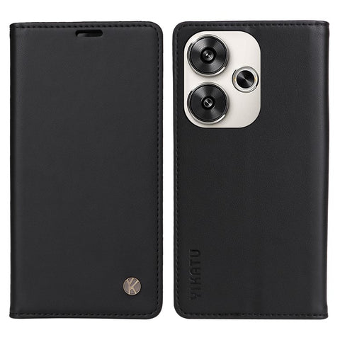 YIKATU YK-001 For Xiaomi Redmi Turbo 3 5G / Poco F6 5G Case PU Leather Wallet Folio Phone Cover