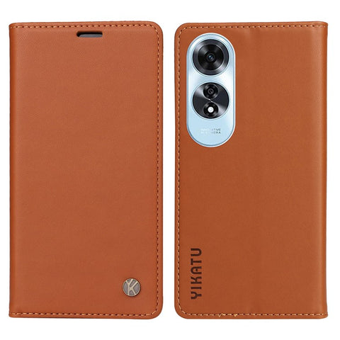 YIKATU YK-001 For Oppo A60 4G Case Stand View Magnetic Protect PU Leather Phone Cover