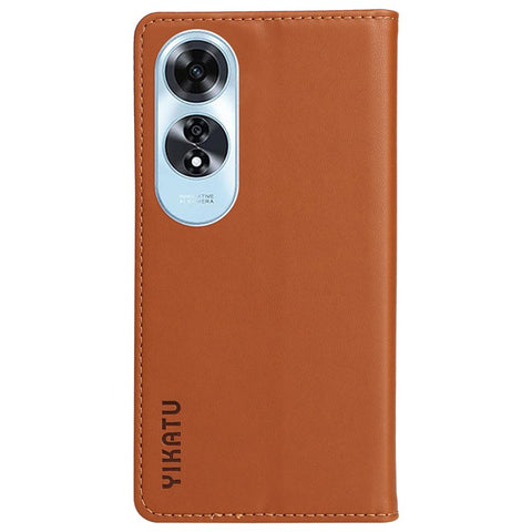 YIKATU YK-001 For Oppo A60 4G Case Stand View Magnetic Protect PU Leather Phone Cover