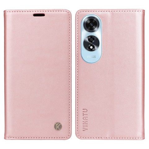 YIKATU YK-001 For Oppo A60 4G Case Stand View Magnetic Protect PU Leather Phone Cover