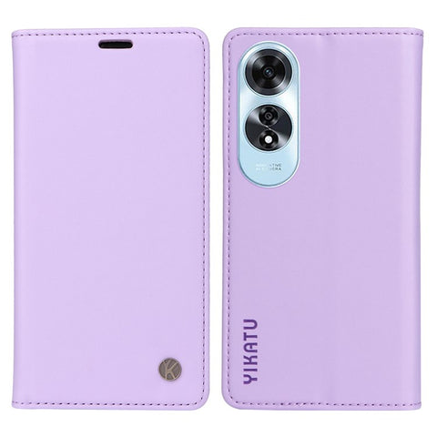 YIKATU YK-001 For Oppo A60 4G Case Stand View Magnetic Protect PU Leather Phone Cover