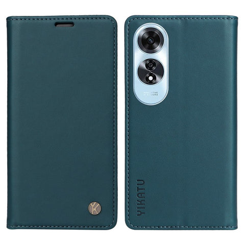 YIKATU YK-001 For Oppo A60 4G Case Stand View Magnetic Protect PU Leather Phone Cover