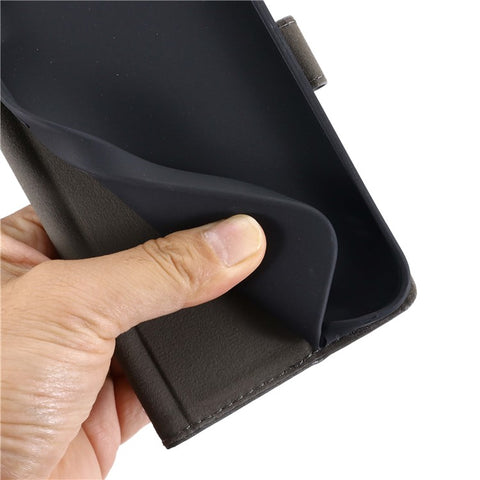 MUXMA MX102 For Samsung Galaxy F55 5G / C55 5G / M55 5G Case Canvas+Leather+TPU Phone Wallet Cover