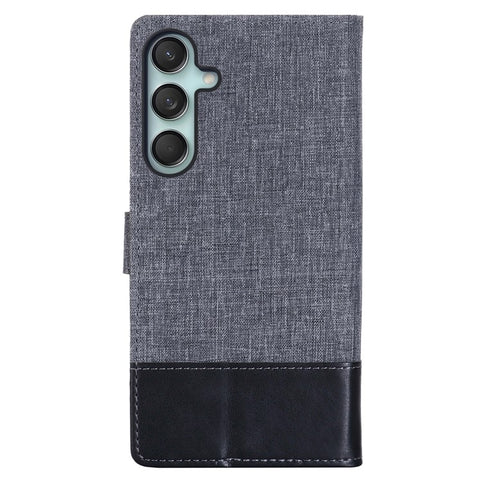 MUXMA MX102 For Samsung Galaxy F55 5G / C55 5G / M55 5G Case Canvas+Leather+TPU Phone Wallet Cover