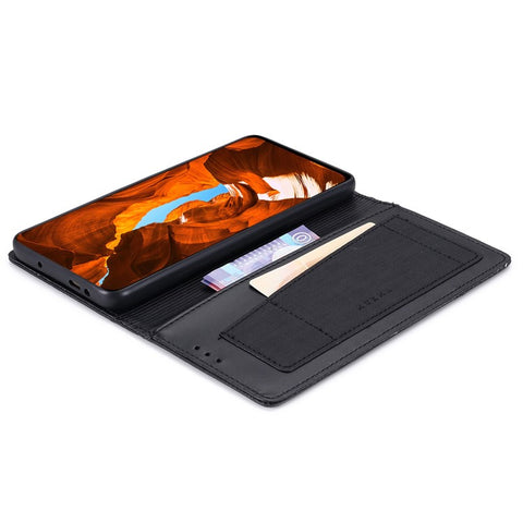 MUXMA MX109 For Samsung Galaxy F55 5G / C55 5G / M55 5G RFID Blocking Phone Case Stand Cover