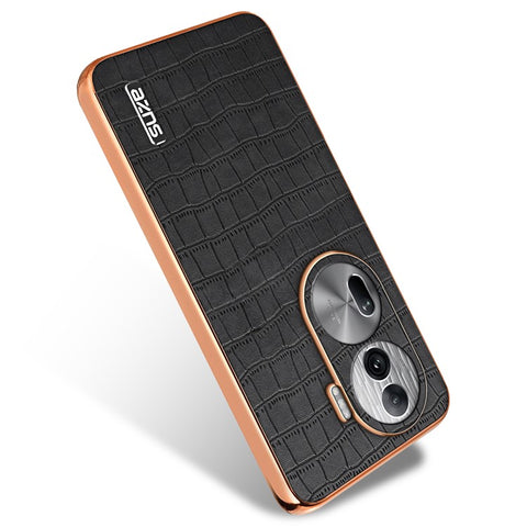 AZNS For Oppo Reno11 Pro 5G (Global) Case Crocodile Texture Leather+TPU Phone Cover