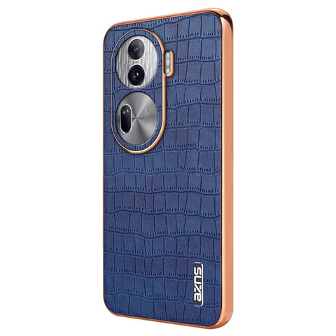AZNS For Oppo Reno11 Pro 5G (Global) Case Crocodile Texture Leather+TPU Phone Cover