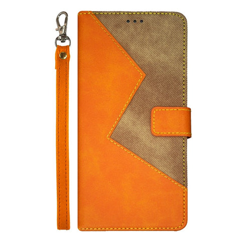 IDEWEI For Motorola Moto G64 5G Stand Case Anti-Scratch Leather Phone Cover