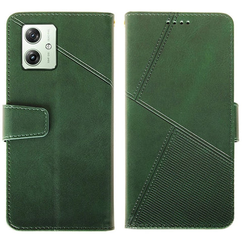 IDEWEI For Motorola Moto G64 5G Case PU Leather Phone Cover Calf Texture Wallet
