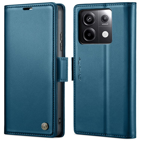 CASEME 023 Series For Xiaomi Redmi Note 13 Pro 5G / Poco X6 5G Case RFID Blocking Wallet Phone Cover