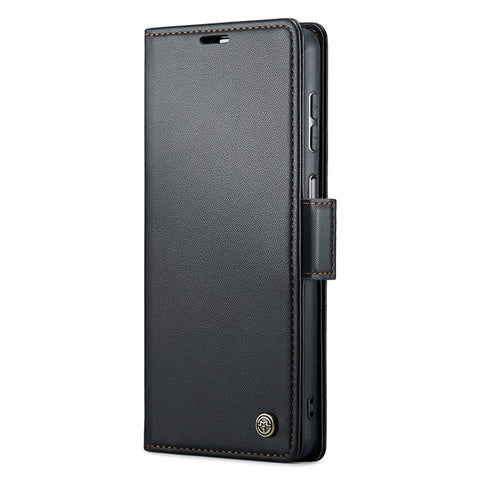 CASEME 023 Series For Samsung Galaxy A22 5G (EU Version) / F42 5G Wallet Case RFID Blocking Phone Cover