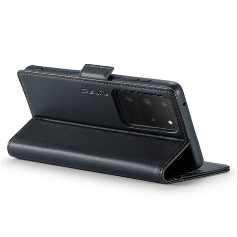 CASEME 023 Series For Samsung Galaxy S20 Ultra Case Wallet RFID Blocking Leather Phone Cover