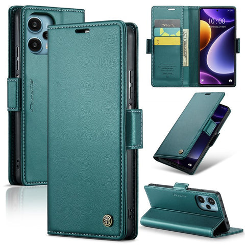 CASEME 023 Series For Xiaomi Poco F5 5G / Redmi Note 12 Turbo Case Wallet Leather Phone Cover
