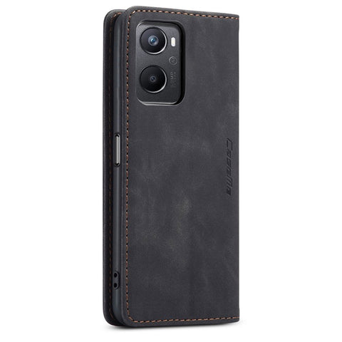 CASEME 013 Series For Oppo A96 4G / A36 / K10 4G / A76 / Realme 9i 4G Case Leather Phone Cover Magnetic Absorption