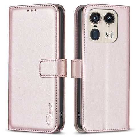 BINFEN COLOR BF17 For Motorola Edge 50 Ultra 5G / Moto X50 Ultra 5G Case Full Protection Leather Phone Cover