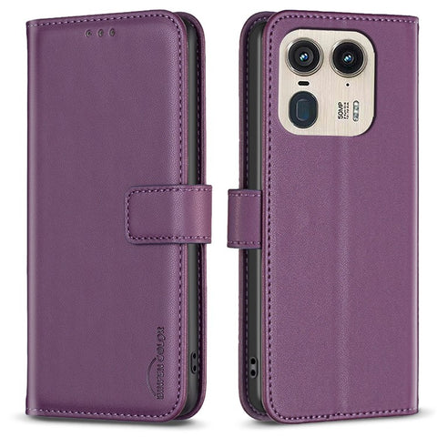 BINFEN COLOR BF17 For Motorola Edge 50 Ultra 5G / Moto X50 Ultra 5G Case Full Protection Leather Phone Cover