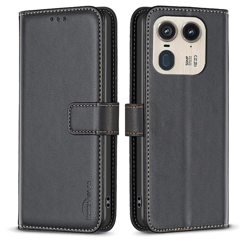 BINFEN COLOR BF17 For Motorola Edge 50 Ultra 5G / Moto X50 Ultra 5G Case Full Protection Leather Phone Cover