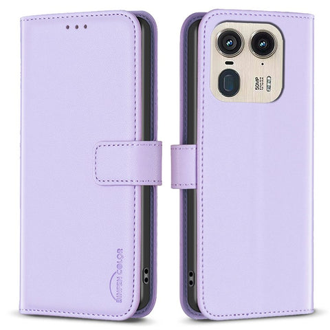 BINFEN COLOR BF17 For Motorola Edge 50 Ultra 5G / Moto X50 Ultra 5G Case Full Protection Leather Phone Cover