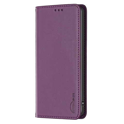 BINFEN COLOR BF18 For Xiaomi Redmi 13 5G / 13 4G / Poco M6 4G Case Leather Phone Cover Magnetic Close
