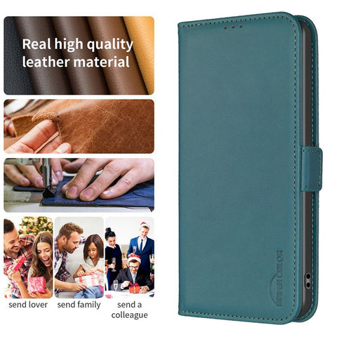 BINFEN COLOR BF31 For Xiaomi Redmi 13 5G / 13 4G / Poco M6 4G Case PU Leather Phone Wallet Cover