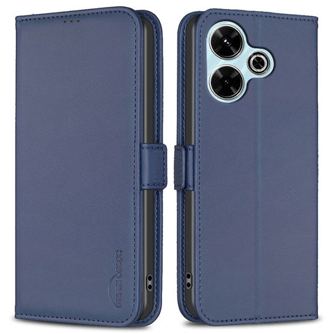 BINFEN COLOR BF31 For Xiaomi Redmi 13 5G / 13 4G / Poco M6 4G Case PU Leather Phone Wallet Cover