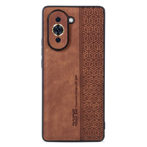 AZNS Cell Phone Case for Huawei nova 10 4G, PU Leather Coated TPU Stylish Pattern Imprinted Phone Cover
