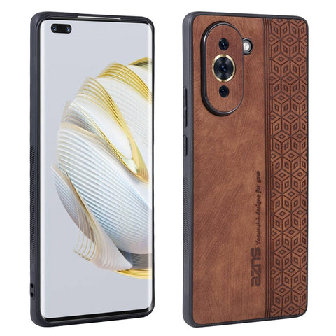 AZNS PU Leather+TPU Phone Case for Huawei nova 10 Pro 4G, Stylish Pattern Imprinted Phone Protective Shell