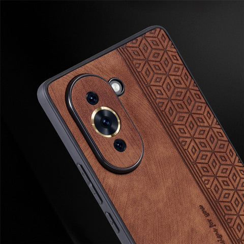 AZNS PU Leather+TPU Phone Case for Huawei nova 10 Pro 4G, Stylish Pattern Imprinted Phone Protective Shell