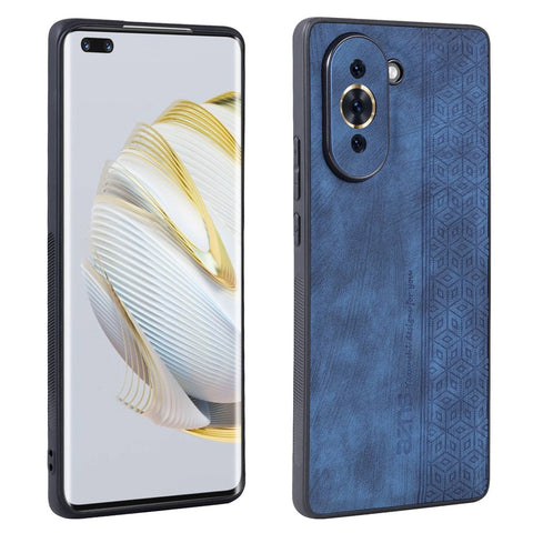 AZNS PU Leather+TPU Phone Case for Huawei nova 10 Pro 4G, Stylish Pattern Imprinted Phone Protective Shell