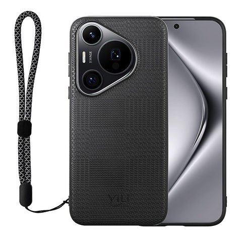VILI TH Series for Huawei Pura 70 Case Leather Coated TPU + PC Anti-Slip Texture Phone Cover
